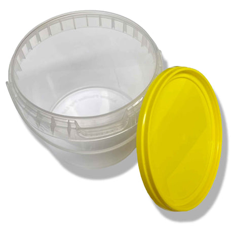 Honey Bucket/Pail/Tubs/Jar Clear with lid and handle - 730ml/1kg - Jar, Containers and Dispensers collection by Buzzbee Beekeeping Supplies