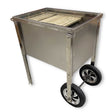 Solar Wax Extractor Stainless-steel with Wheels and Handle -  collection by Buzzbee Beekeeping Supplies