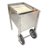 Solar Wax Extractor Stainless-steel with Wheels and Handle -  collection by Buzzbee Beekeeping Supplies