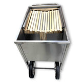 Solar Wax Extractor Stainless-steel with Wheels and Handle -  collection by Buzzbee Beekeeping Supplies