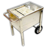 Solar Wax Extractor Stainless-steel with Wheels and Handle -  collection by Buzzbee Beekeeping Supplies