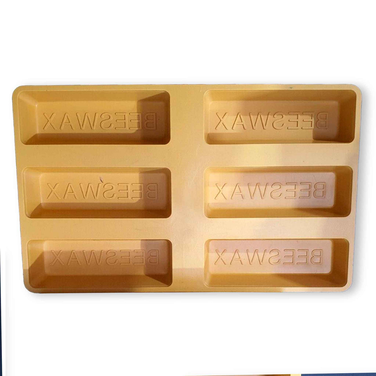 Beeswax Mould Plastic 6 Slabs of 250g - Processing collection by Buzzbee Beekeeping Supplies