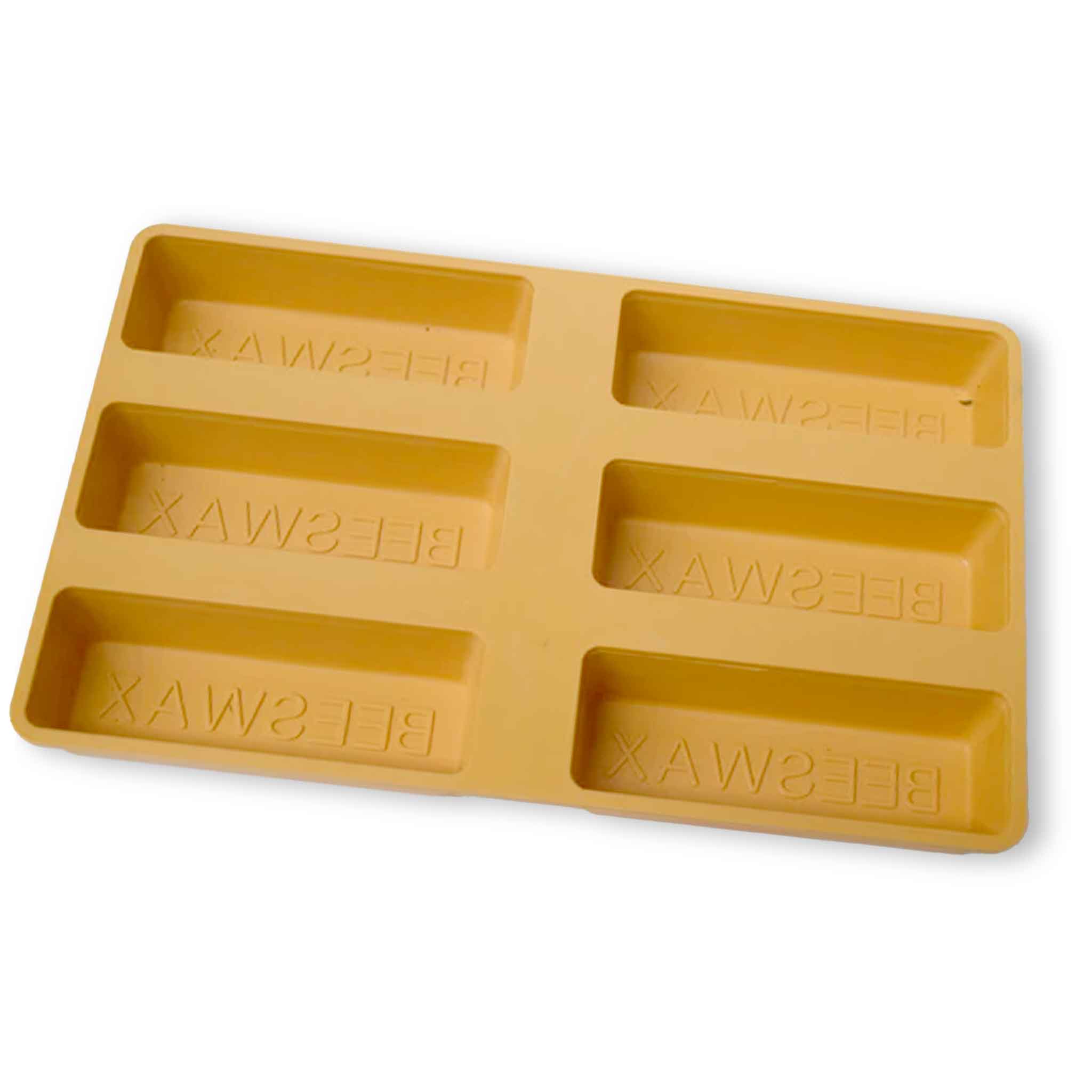 Beeswax Mould Plastic 6 Slabs of 250g - Processing collection by Buzzbee Beekeeping Supplies