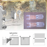 Queen Bee Isolation Cage for Forcing Brood Breaks for Varroa Treatments Kit - Queen collection by Buzzbee Beekeeping Supplies