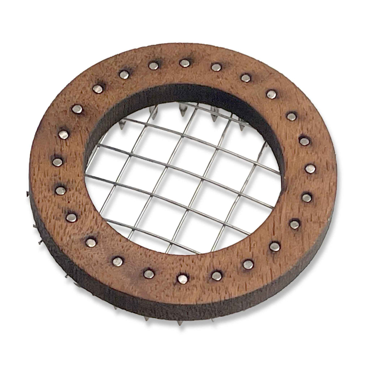 Wooden Press-in Queen Bee Cage with Marking Mesh Access