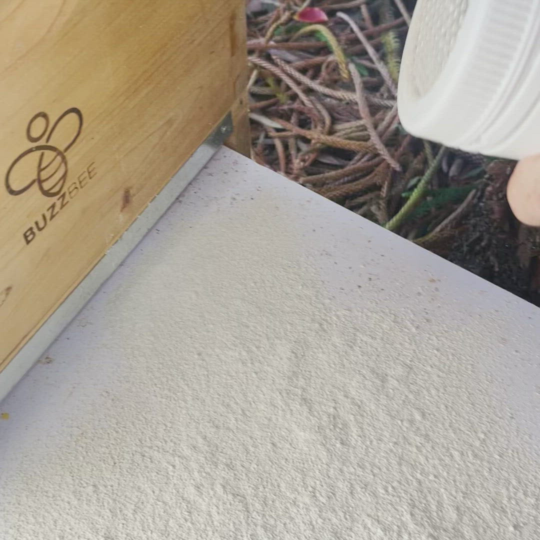 Diatomaceous Earth for Small Hive Beetles used in Ventilated Floor Trays and Traps