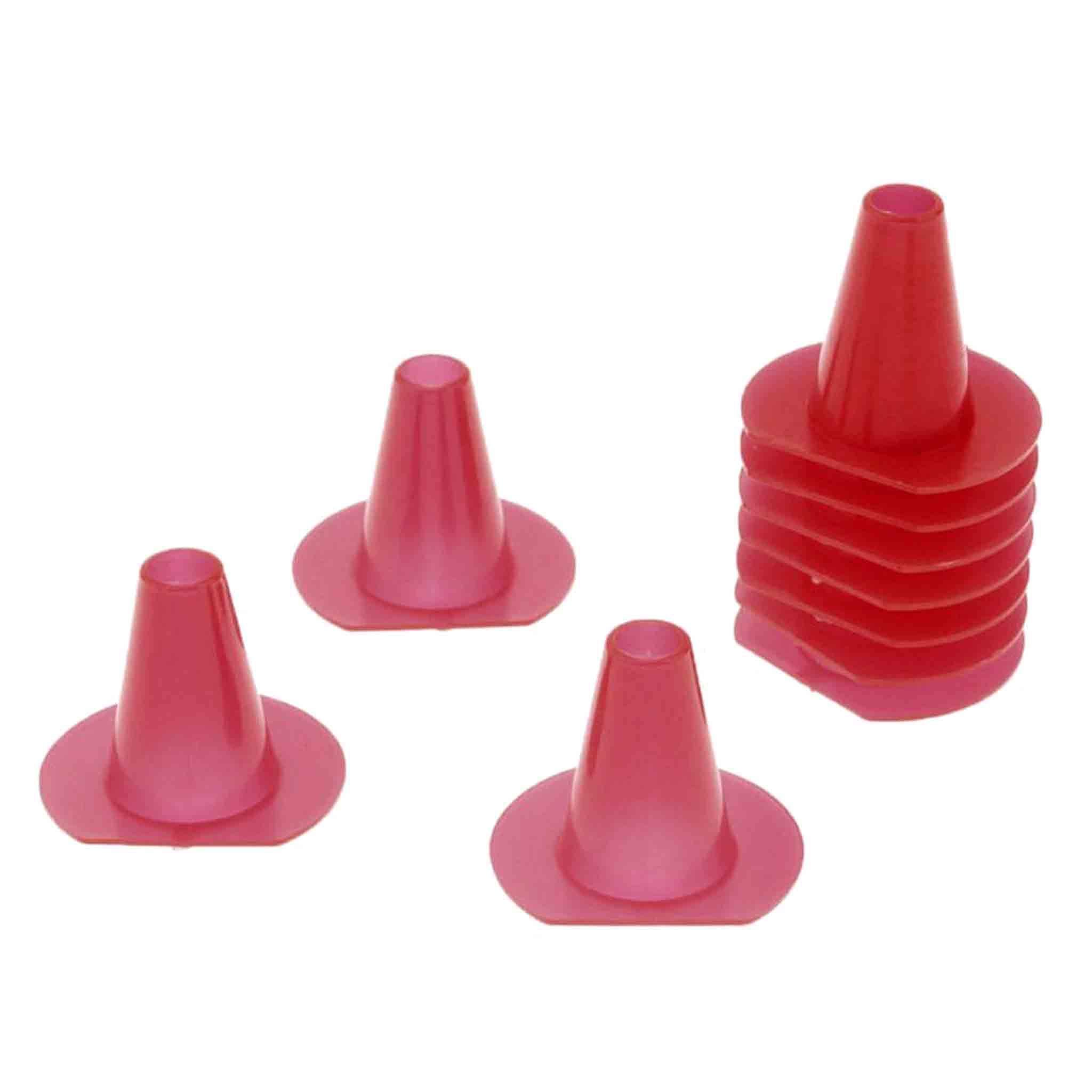 Conical Bee Escape Cones - Red Plastic - 10 Pack - Accessories collection by Buzzbee Beekeeping Supplies