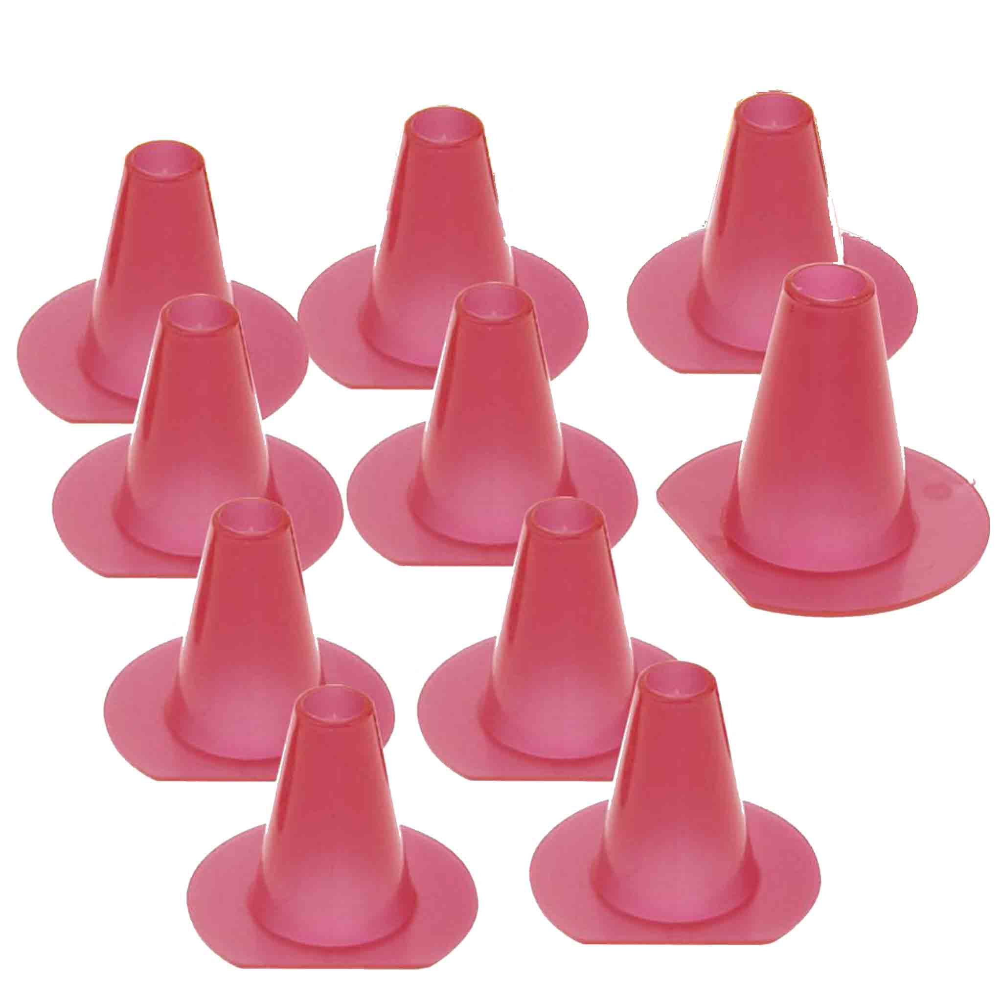 Conical Bee Escape Cones - Red Plastic - 10 Pack - Accessories collection by Buzzbee Beekeeping Supplies