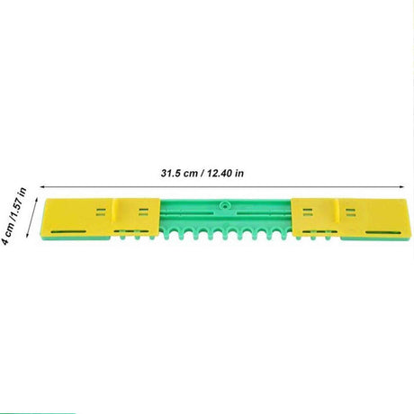 Beehive Entrance Reducer with Slider - Plastic - Hive Parts collection by Buzzbee Beekeeping Supplies