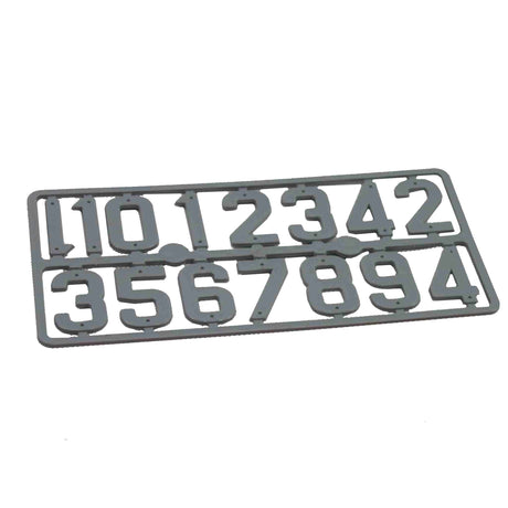 Bee Hive Grey Numbers for Labelling your Bee Hives - Accessories collection by Buzzbee Beekeeping Supplies