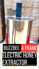 Buzzbee 4 Frame Electric Extractor Spinner for beekeepers and honey extracting