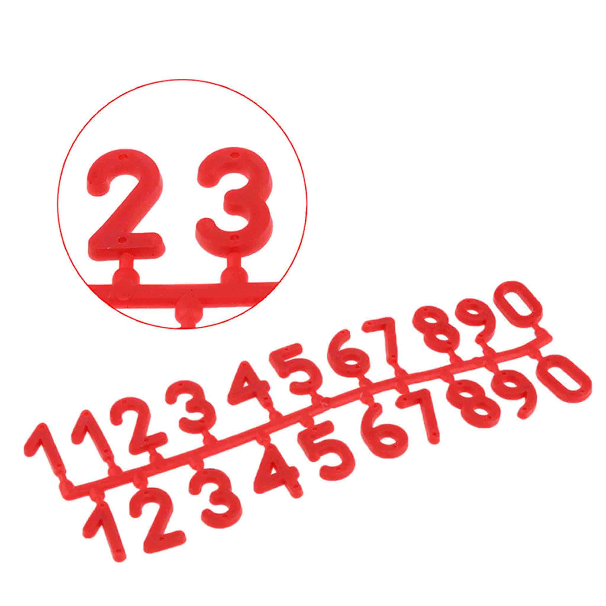 Bee Hive Red Numbers for Labelling your Hive - Accessories collection by Buzzbee Beekeeping Supplies