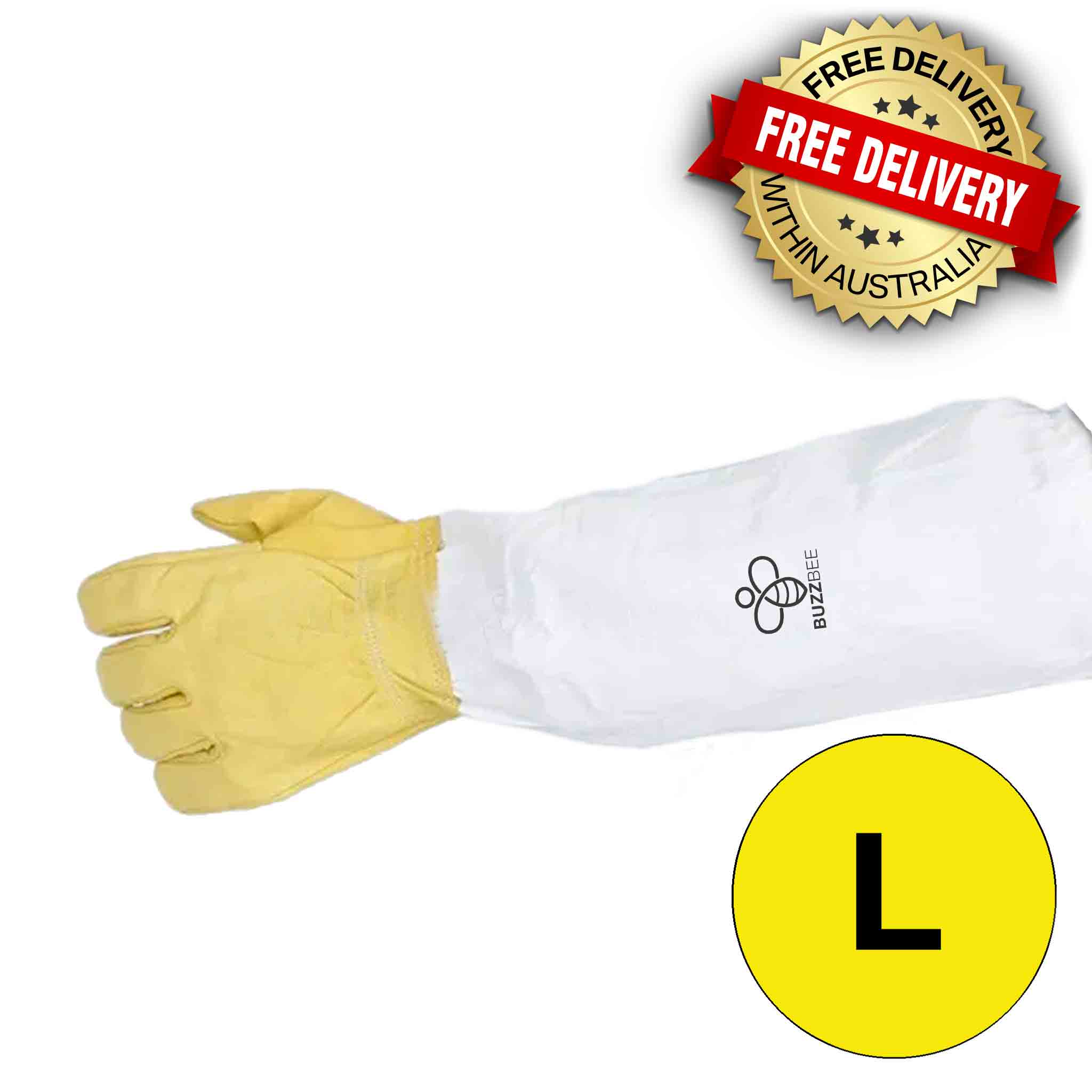 Buzzbee Beekeeping Gloves - Sheepskin - White - Clothing collection by Buzzbee Beekeeping Supplies