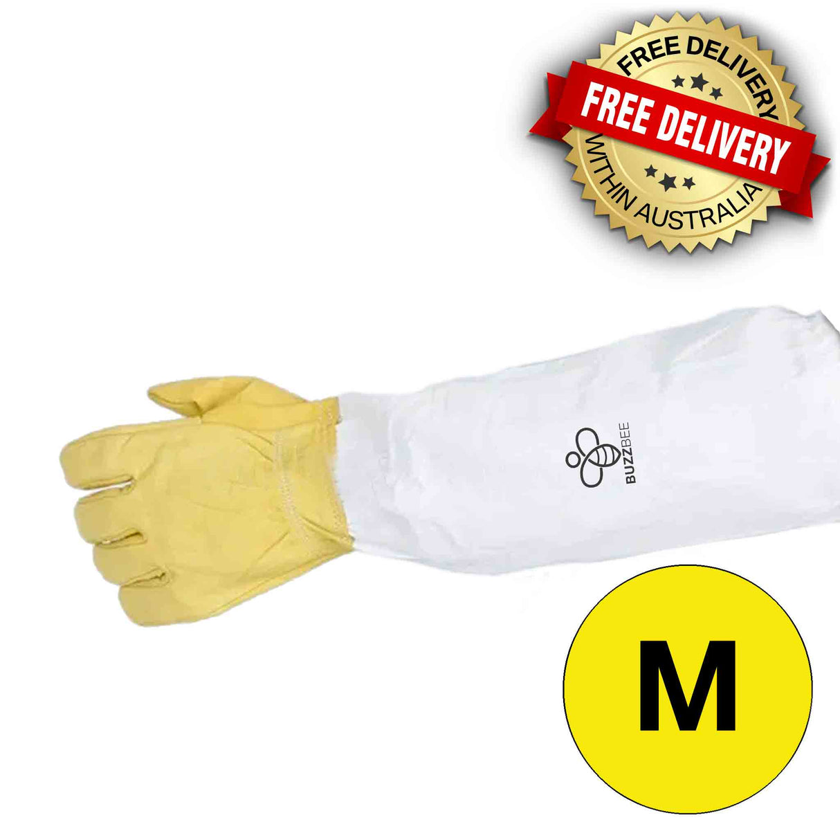 Buzzbee Beekeeping Gloves - Sheepskin - White - Clothing collection by Buzzbee Beekeeping Supplies