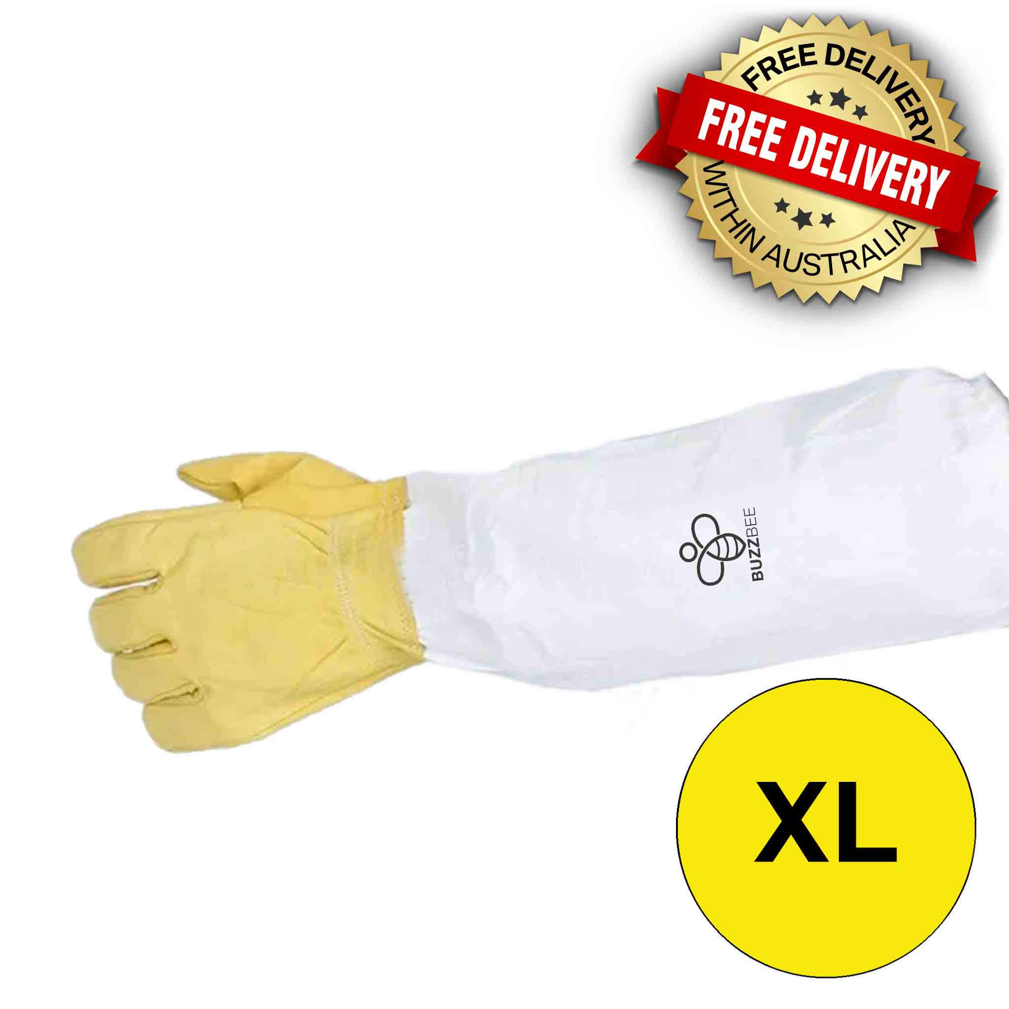 Buzzbee Beekeeping Gloves - Sheepskin - White - Clothing collection by Buzzbee Beekeeping Supplies