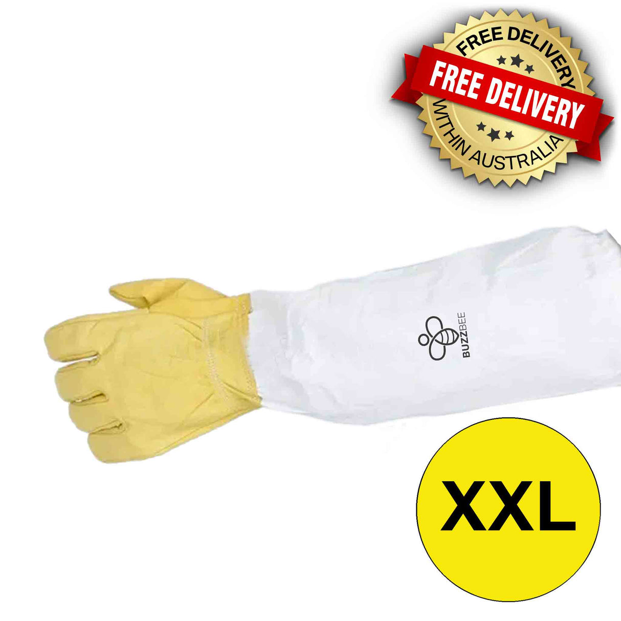 Buzzbee Beekeeping Gloves - Sheepskin - White - Clothing collection by Buzzbee Beekeeping Supplies