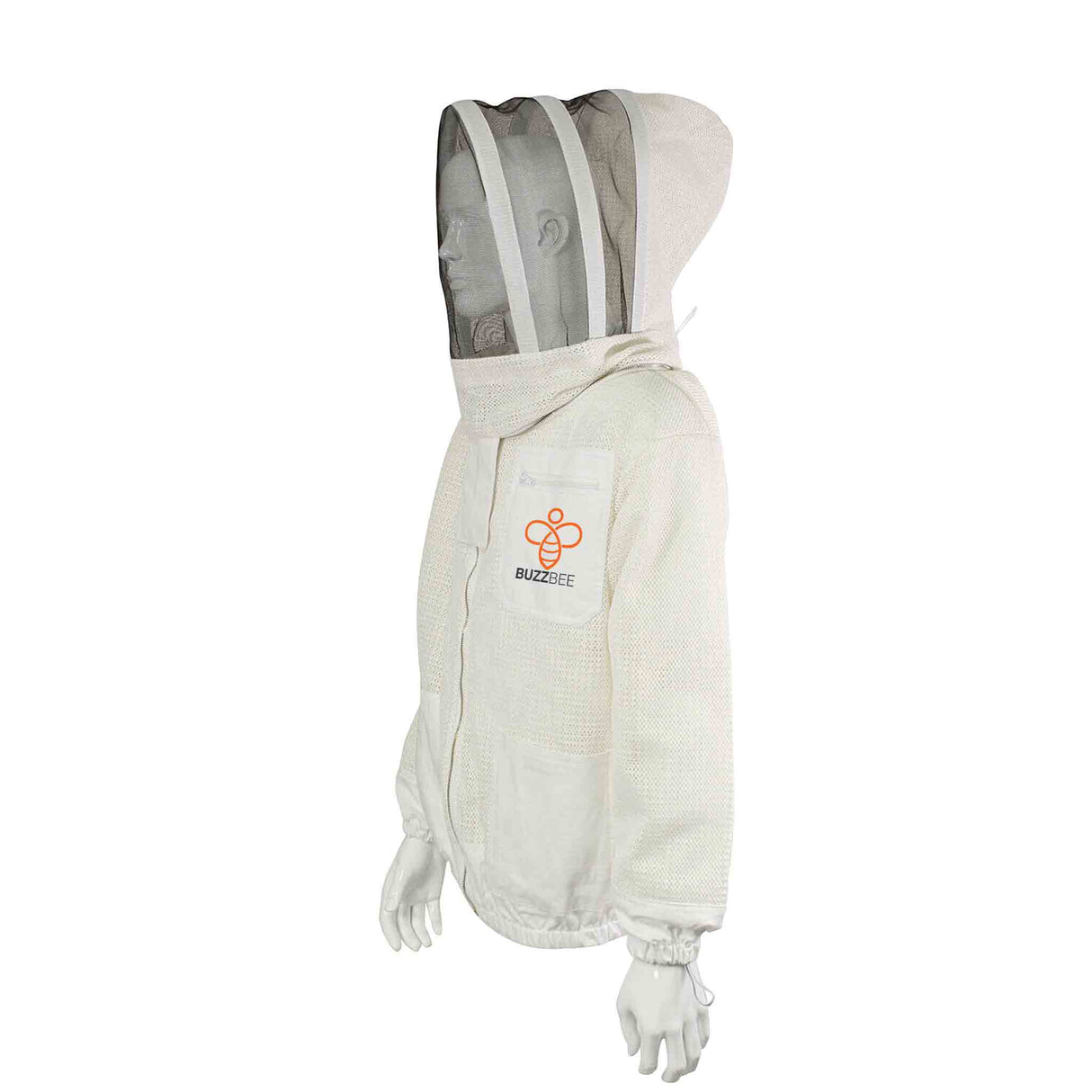 Buzzbee Beekeeping Ventilated Jacket and Zipped Accordion Beekeeping Hood - Clothing collection by Buzzbee Beekeeping Supplies