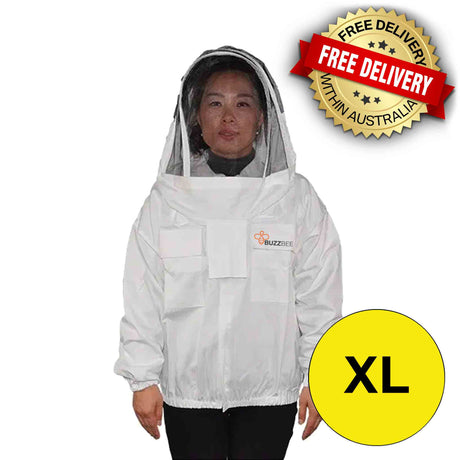 Buzzbee Hooded Beekeeping Jacket - Clothing collection by Buzzbee Beekeeping Supplies