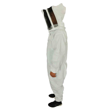 Beekeeping Protective Suit with Sheriff Hood - White - Clothing collection by Buzzbee Beekeeping Supplies