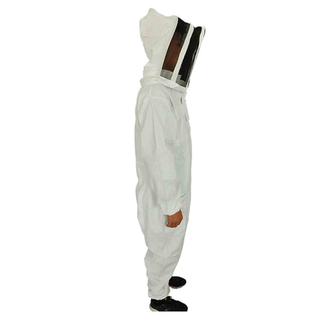 Beekeeping Protective Suit with Sheriff Hood - White - Clothing collection by Buzzbee Beekeeping Supplies