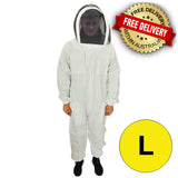 Beekeeping Protective Suit with Sheriff Hood - White - Clothing collection by Buzzbee Beekeeping Supplies