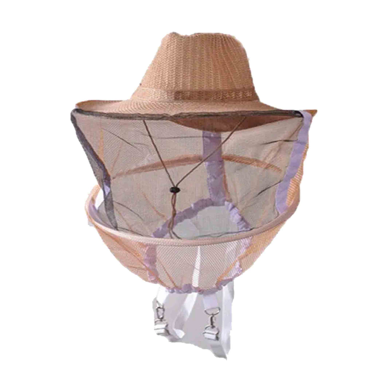 Beekeeping Round Hat and Veil with Strap under the Chin - Clothing collection by Buzzbee Beekeeping Supplies