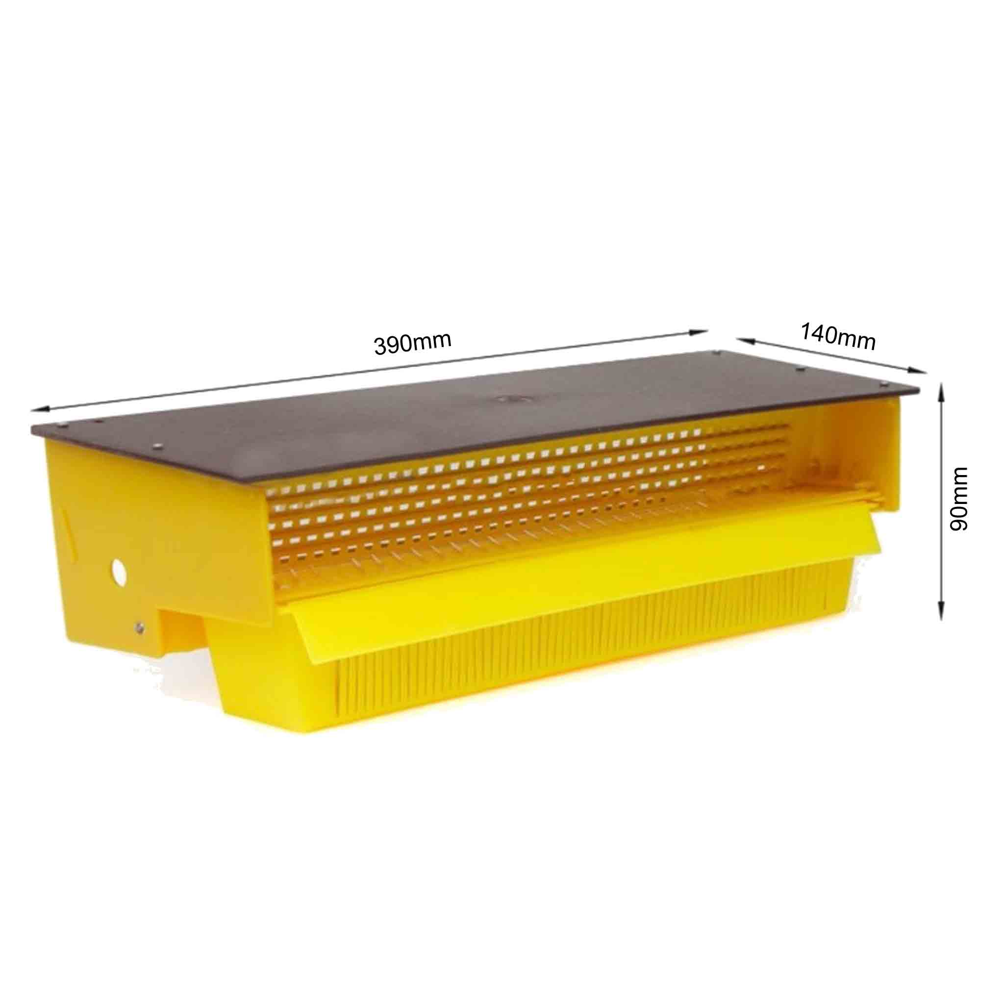 Removable Plastic Ventilated Pollen Trap/Collector with Pollen Collecting Tray - Health collection by Buzzbee Beekeeping Supplies