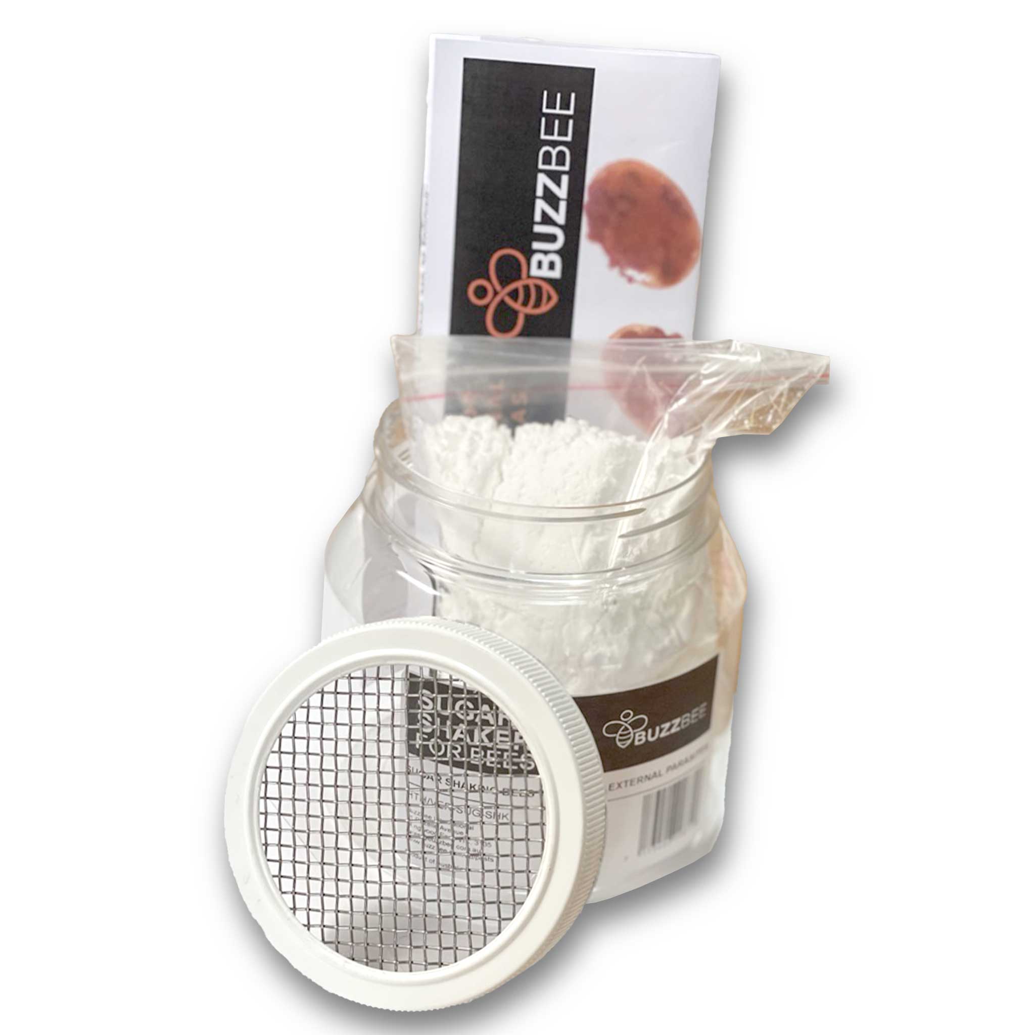 Sugar Shaker for Detecting External Parasites such as Varroa Mites - Health collection by Buzzbee Beekeeping Supplies