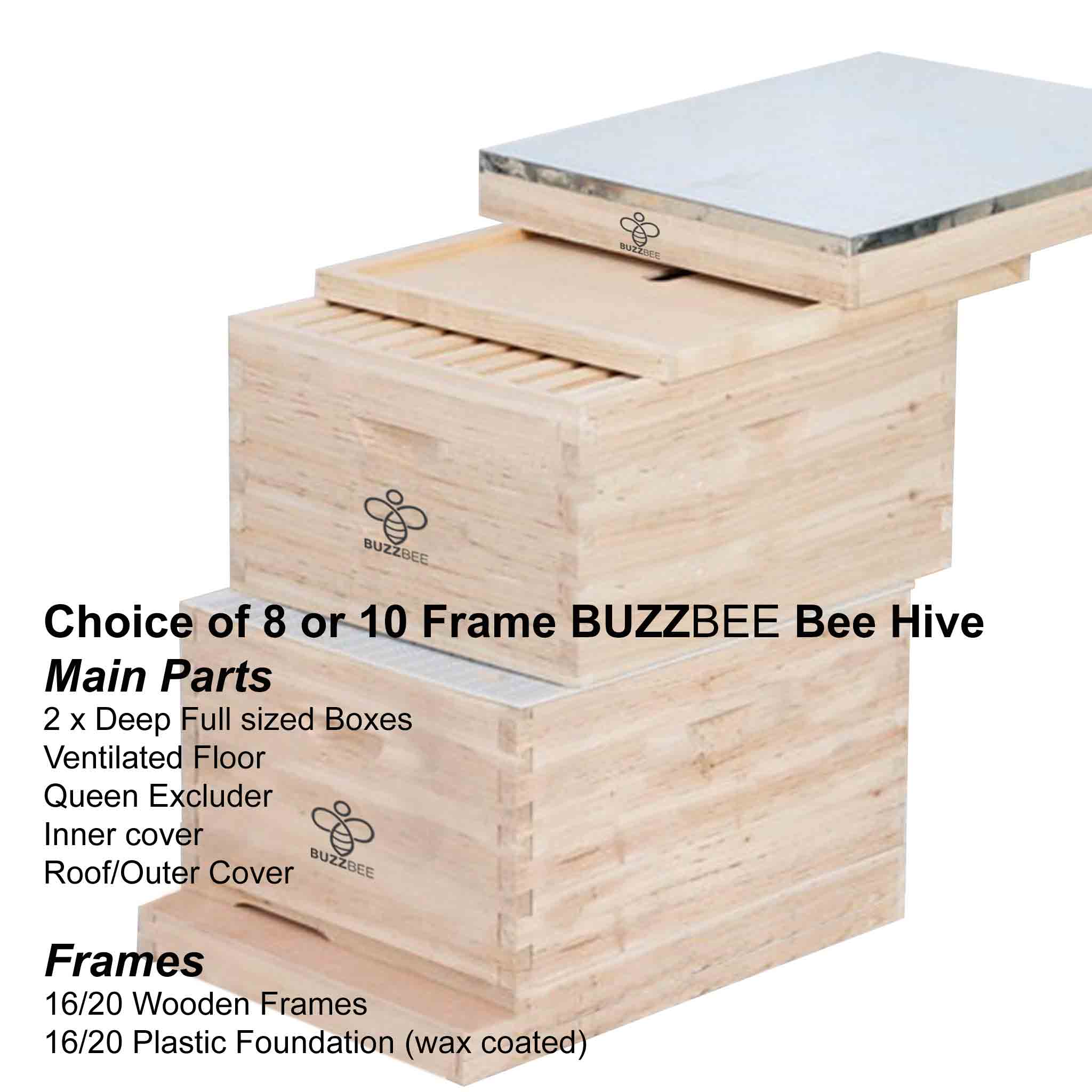 Basic Beekeeping Starter Kit Package - Kit collection by Buzzbee Beekeeping Supplies