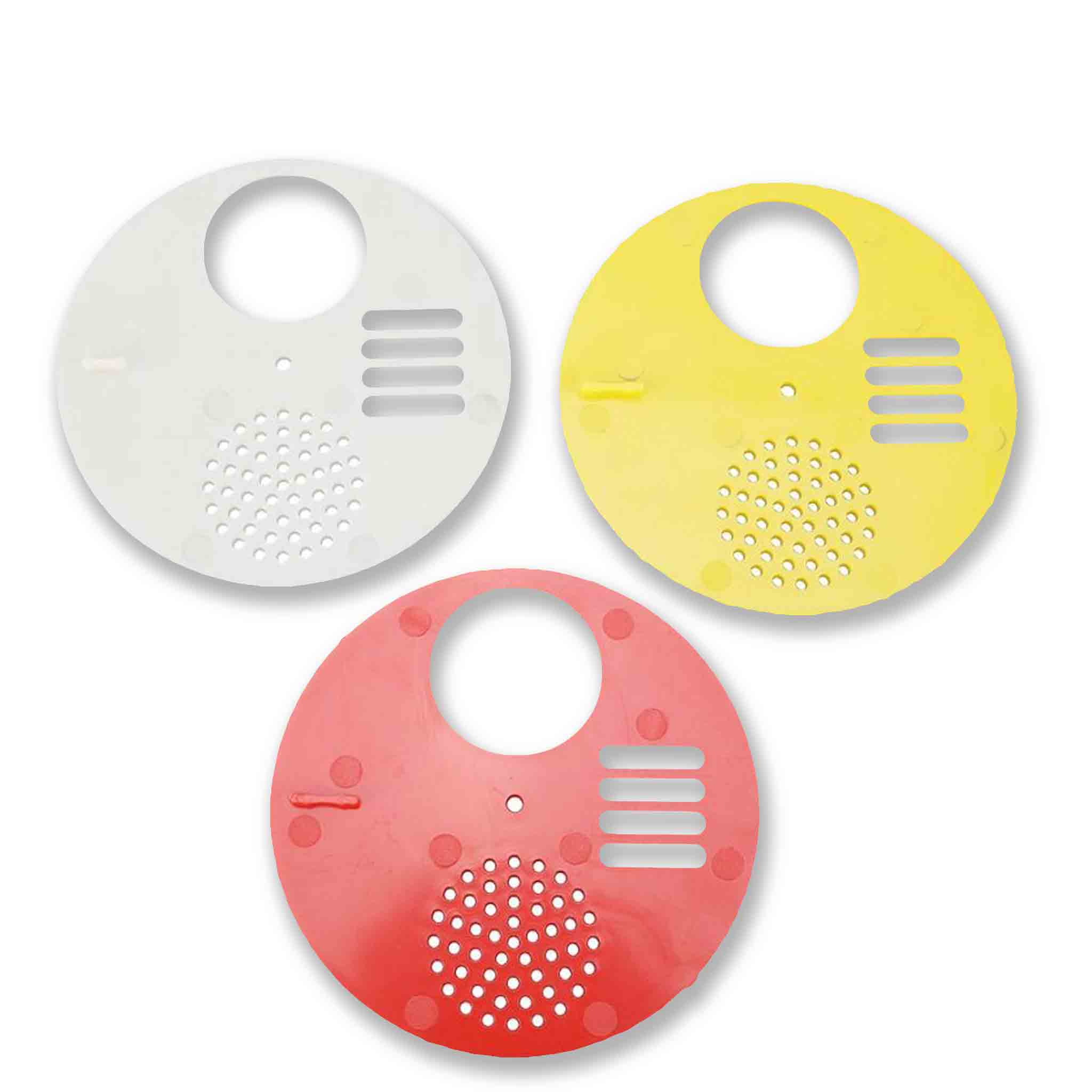 Round Disc Plastic Beehive Door Entrance, Gates and Ventilation (10 Pack) - Hive Parts collection by Buzzbee Beekeeping Supplies