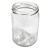 Honey Round Clear Glass Jar - 380ml (105 Pack) - Processing collection by Buzzbee Beekeeping Supplies