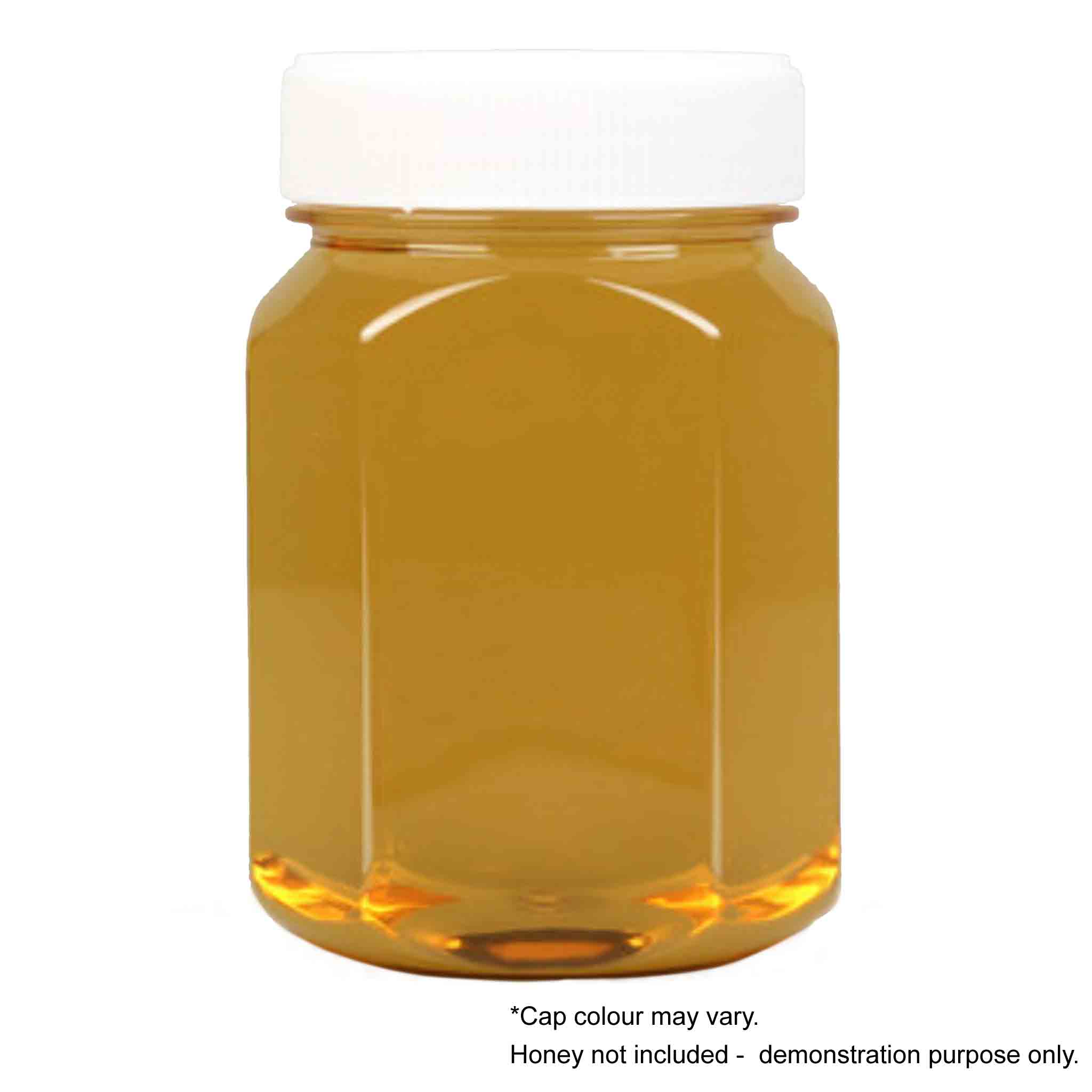 Honey Square Jar - Plastic (100 Pack) - Processing collection by Buzzbee Beekeeping Supplies