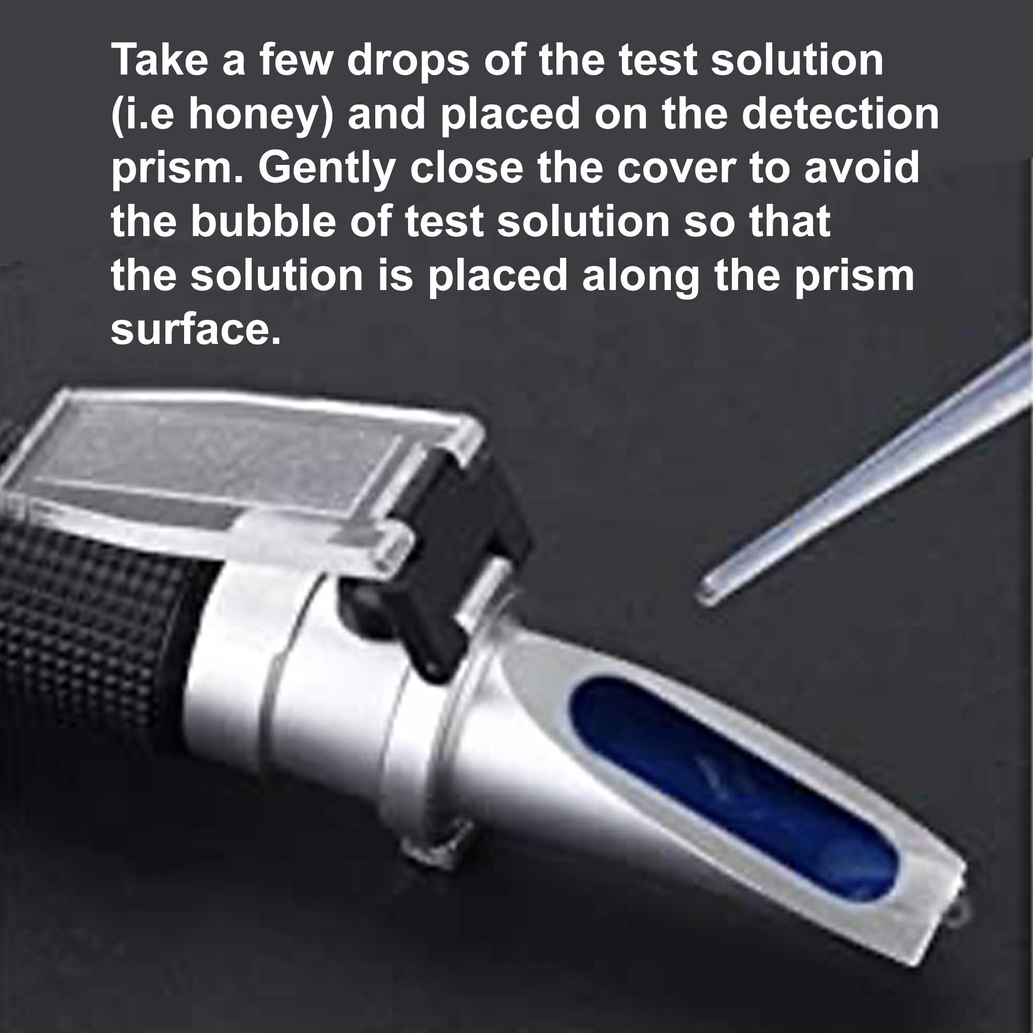 Honey Refractometer for Measuring Water Content Testing in Honey