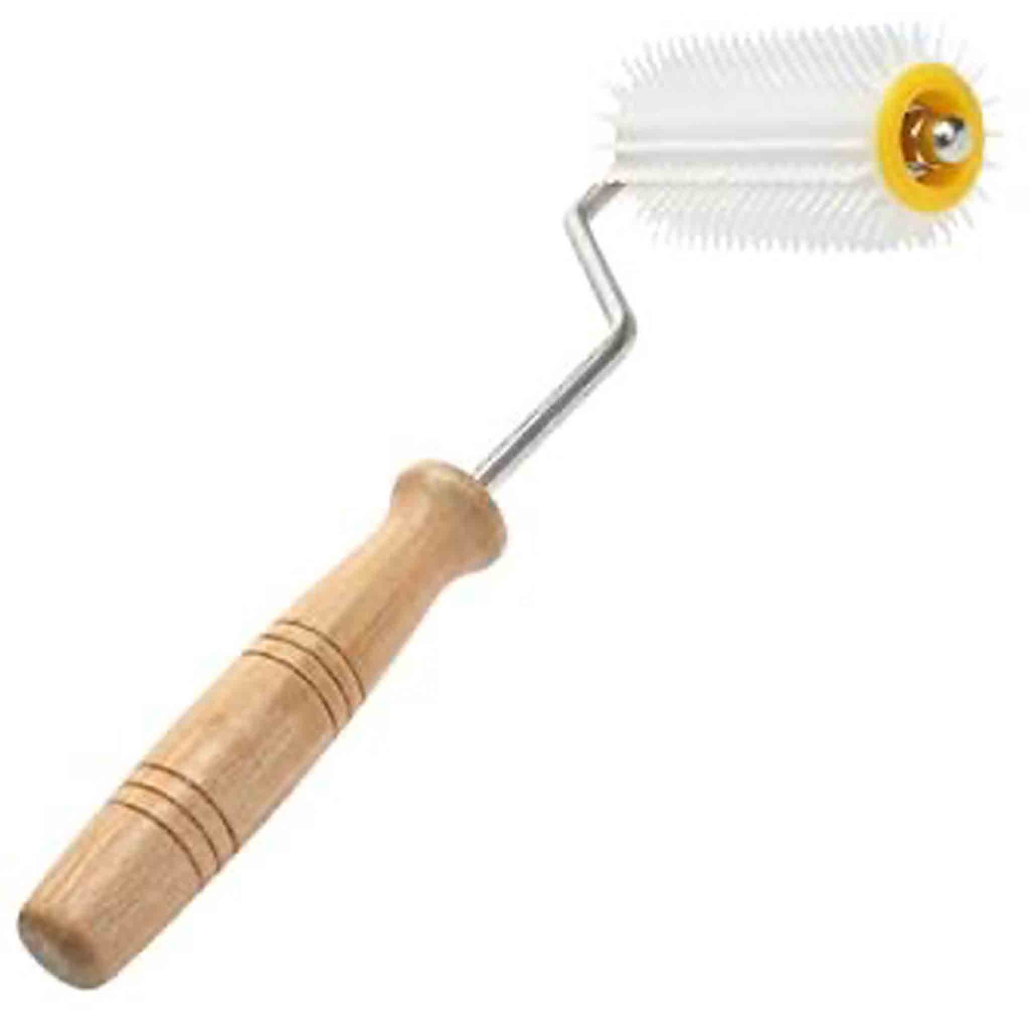 Beekeeping Honey Rotating Uncapping Scraper with Wooden Handle - Tools collection by Buzzbee Beekeeping Supplies
