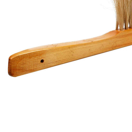 Bee Brush with Triple Bristle and Straight Wooden Handle - Tools collection by Buzzbee Beekeeping Supplies