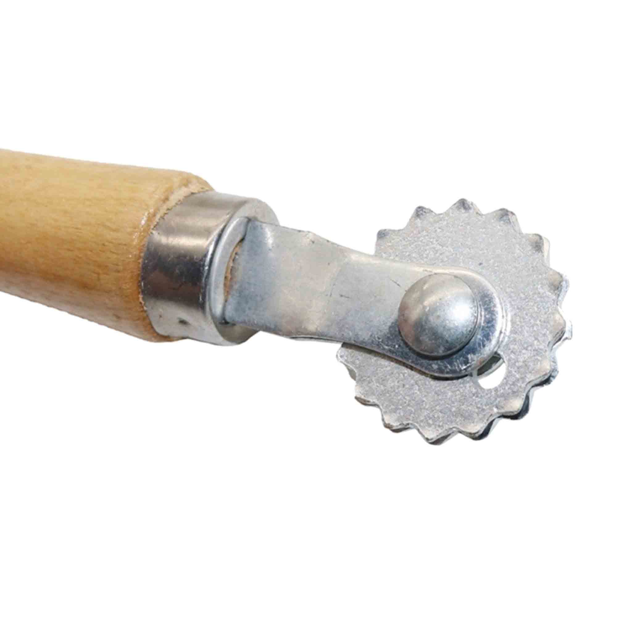 Wheel Type Wire Embedder with Wooden Handle - Tools collection by Buzzbee Beekeeping Supplies